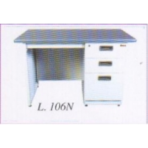 Lion  Meja  Kantor  Besi  Berikut Laci type L 106 N Toko   Lion  Meja  Kantor  Besi  Berikut Laci type L 106 N Toko