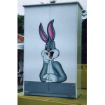 Duco – Lemari Pakaian 2 Pintu Bunny White